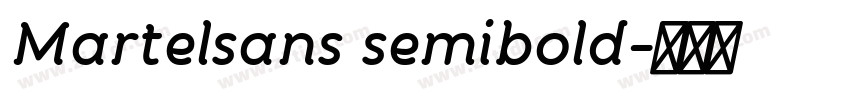 Martelsans semibold字体转换